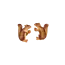 Fable England Cheeky Squirrel Stud Earrings