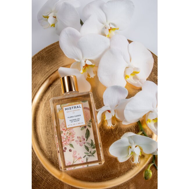 Mistral Luxe Shower Gel 8.7 fl oz - Flora Cassis