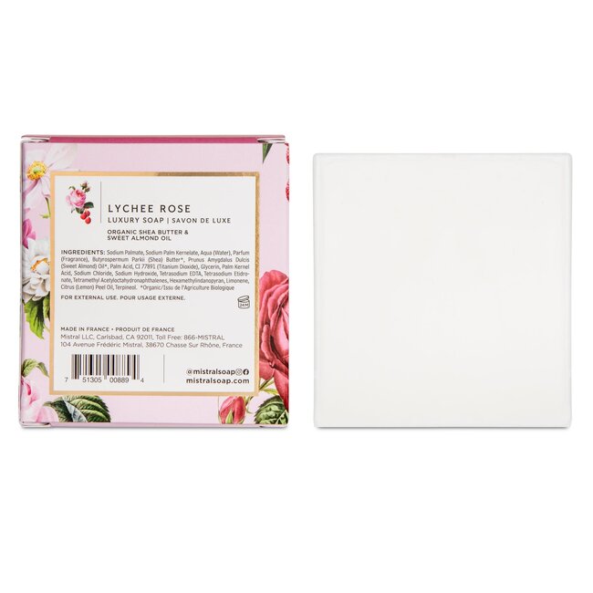 Mistral Bar Soap 200g Luxe - Lychee Rose