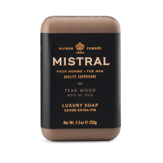 Mistral Mistral Men’s Bar Soap 250g - Teak Wood