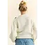 Suzanne - Strawberry Balloon Sleeve  Sweater
