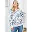 Peony Floral Print Sweatshirt