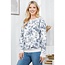 Peony Floral Print Sweatshirt