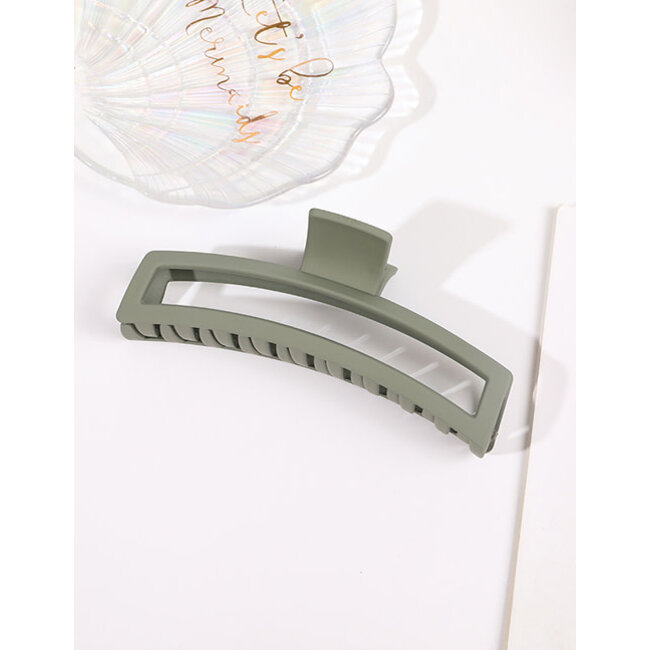 E&S Accessories Long Rectangular Hair Claw (more colours)