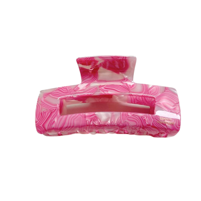 E&S Accessories Rectangular Marbled Hair Claw (more colours)