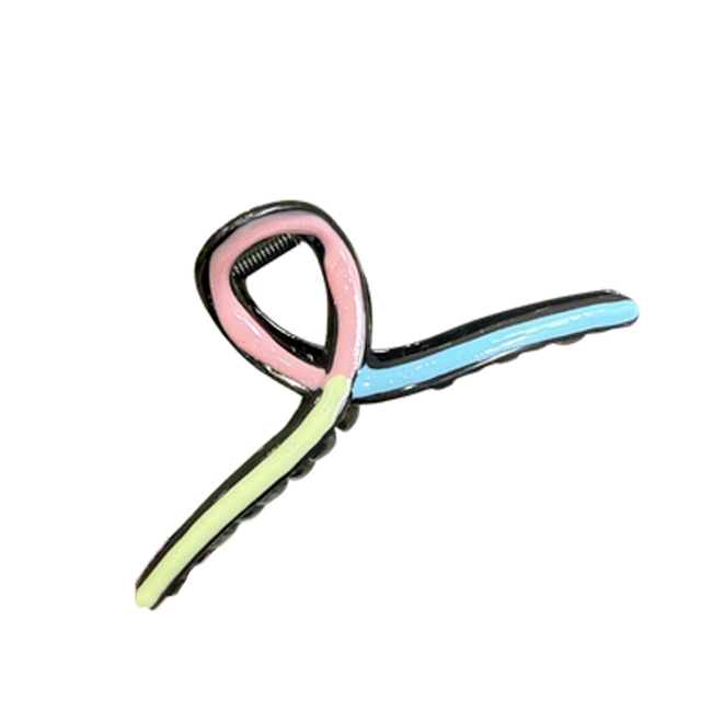 E&S Accessories Multi Coloured Criss-Cross Hair Claw (more colours)