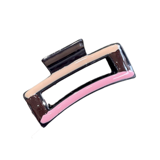 E&S Accessories Multi Coloured Rectangular Hair Claw (more colours)