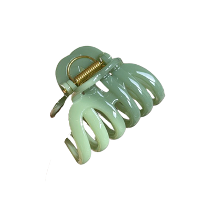 E&S Accessories Rounded Hair Claw - Marbled (more colours)