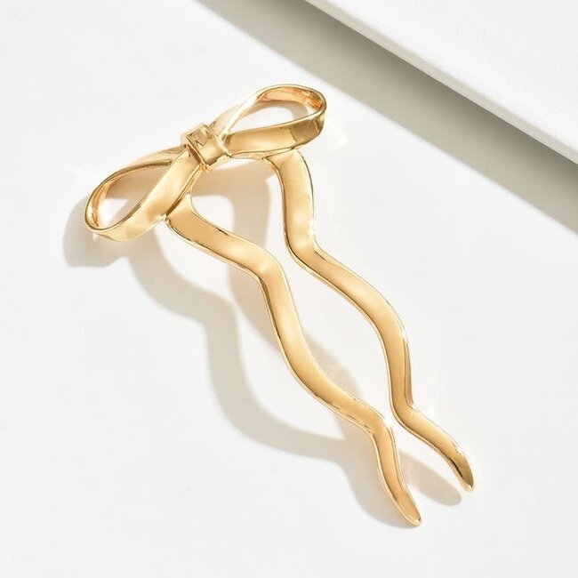 E&S Accessories Bow - Metal Hairpin (more colours)