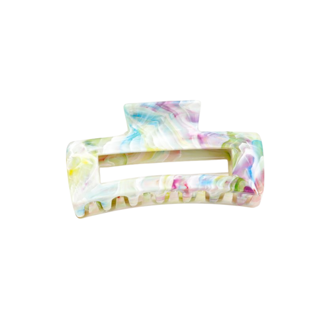 E&S Accessories Rectangular Opaque Hair Claw (more colours)