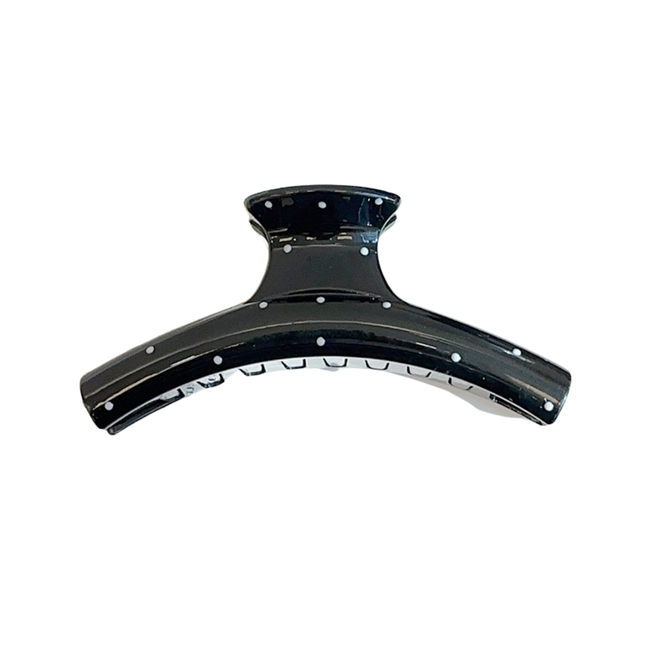 E&S Accessories Polka Dot Curved Hair Claw (more colour)