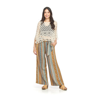 Papillon Jayne - Cropped Lace Pullover in Cream
