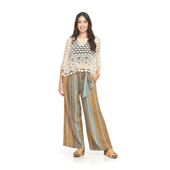 Papillon Jayne - Cropped Lace Pullover in Cream
