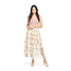 Papillon Lena - Tiered Floral Skirt in Cream