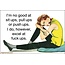 Ephemera Magnet - I'm No Good At Sit Ups
