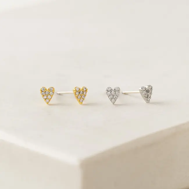 Lover’s Tempo Flutter Heart Stud Earrings (more colours)