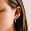 Lover’s Tempo Flutter Heart Huggie Drop Hoop Earrings (more colours)