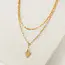 Lover’s Tempo Verona Pave Heart Layered Necklace