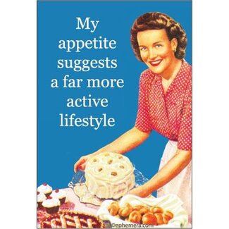 Ephemera Magnet - My Appetite Suggests