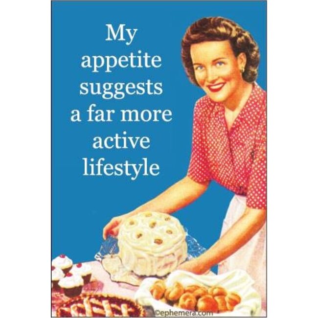 Ephemera Magnet - My Appetite Suggests