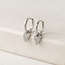 Lover’s Tempo Flutter Heart Huggie Drop Hoop Earrings (more colours)