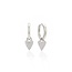 Lover’s Tempo Flutter Heart Huggie Drop Hoop Earrings (more colours)