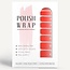 Polish Wrap Nail Polish Strips - Shimmery Hearts