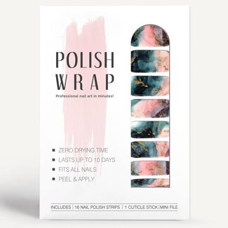 Polish Wrap Nail Polish Strips - Sunset Quartz