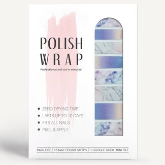 Polish Wrap Nail Polish Strips - Lavender Sky