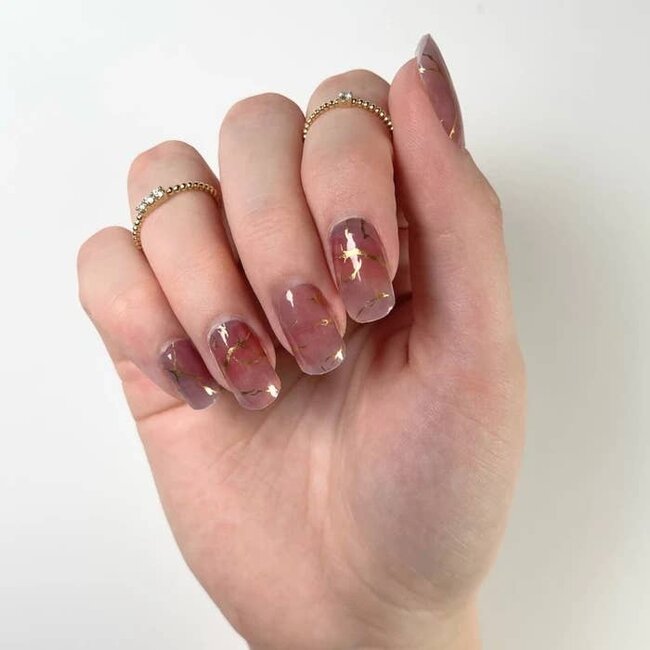 Polish Wrap Nail Polish Strips - Rose Quartz