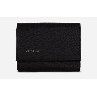 Matt & Nat Artlin Purity Men's  Trifold Wallet in Black