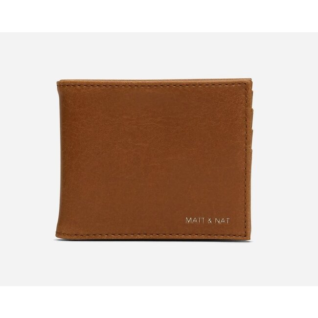 Matt & Nat Rubben Vintage Men's Folded Wallet in Chili