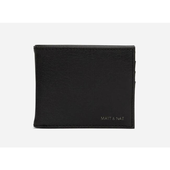 Matt & Nat Rubben Vintage Men's Folded Wallet in Black