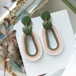 Petal & Posy Reverie Polymer Clay Earrings