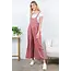 Luci - Floral Overalls in Pink