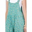 Luci - Floral Overalls in Green