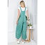 Luci - Floral Overalls in Green