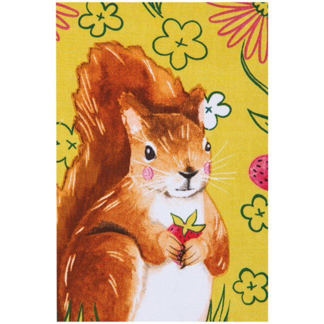 Mr. Squirrel Tea Towel
