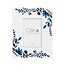 Blue & White Watercolor Floral 4x6 Frame (more designs)