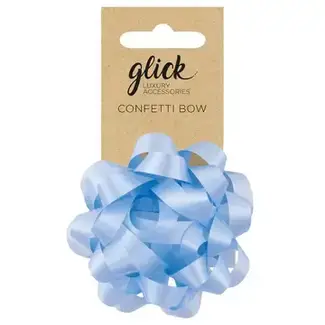 Bow Confetti Baby Blue