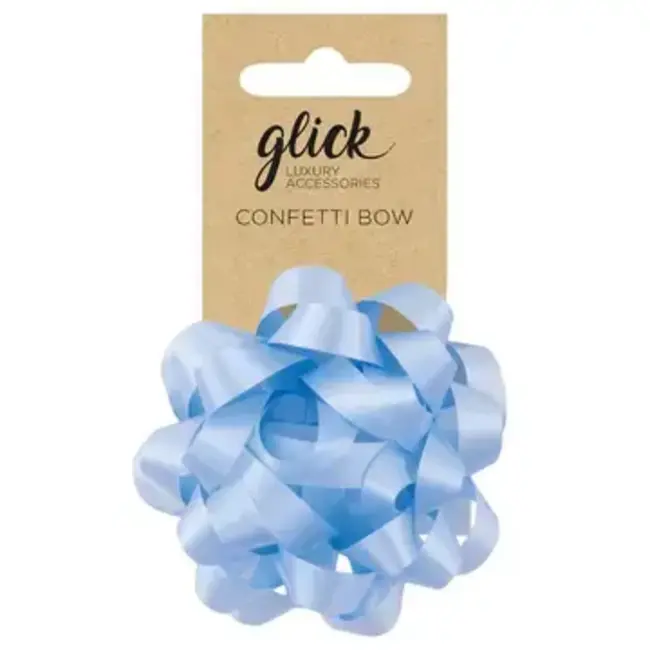 Bow Confetti Baby Blue