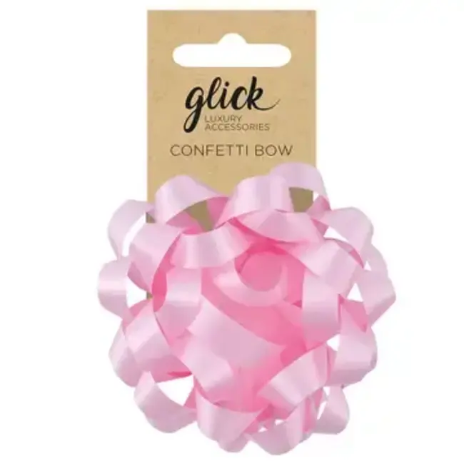 Bow Confetti Baby Pink