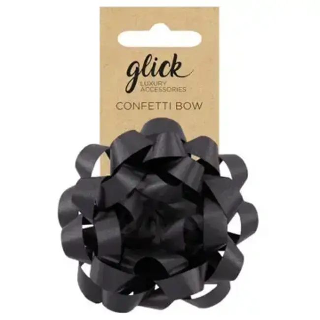 Bow Confetti Black