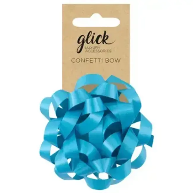 Bow Confetti Bow Aqua
