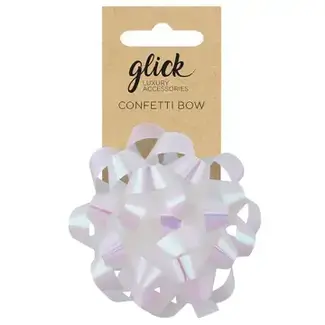 Bow Iridescent White