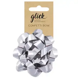 Bow Metallic Silver
