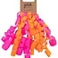 Curl Swirl Neon Pink & Orange