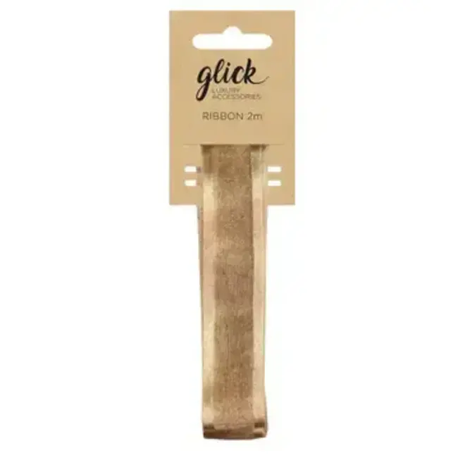Ribbon Satin Edge Gold