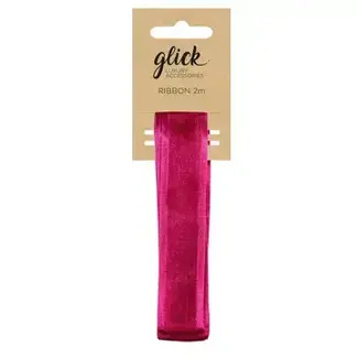 Ribbon Satin Edge Hot Pink