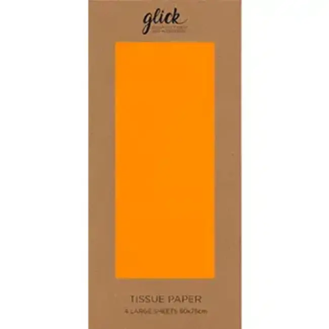 Tissue Plain Neon Orange